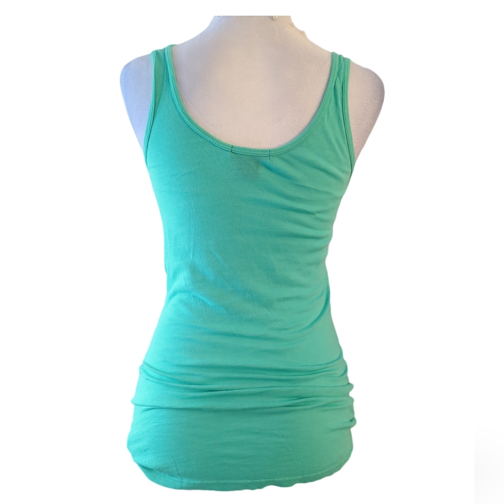 Bobi Tank top Color Teal Blue size S - Picture 2 of 3